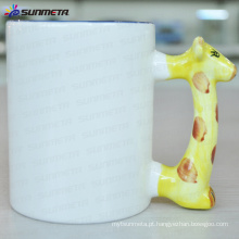 Sublimação Animal veado em branco caneca